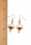 Tiny Rainbow Drop Earrings